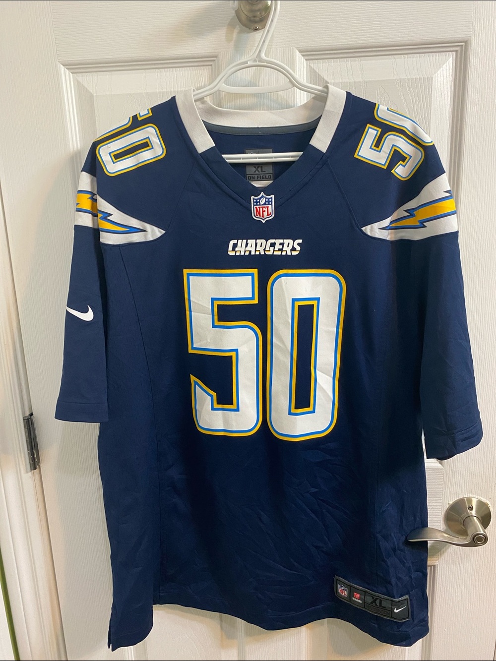 Manti Te’o  Nike Size XL Chargers Jersey Navy On Field Skill Football Fan Gift